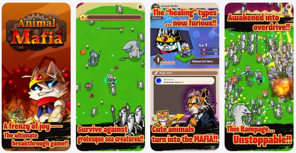 Animal Mafia: Bichejos antropomorfos y oleadas infinitas de enemigos en tu móvil