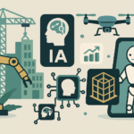 La transformación de la construcción: inteligencia artificial integrada en BIM, robótica y drones