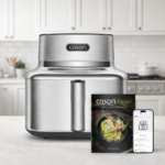 Cosori presenta una nueva air fryer conectada y con cuerpo de acero