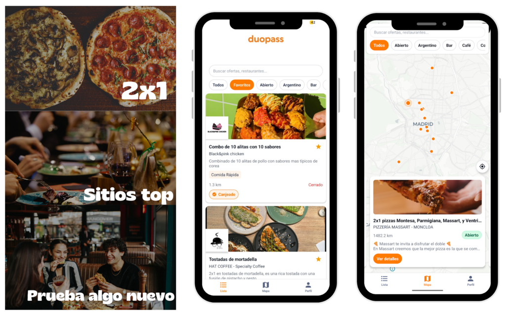Duopass, la app para acceder a 2x1 en bares y restaurantes