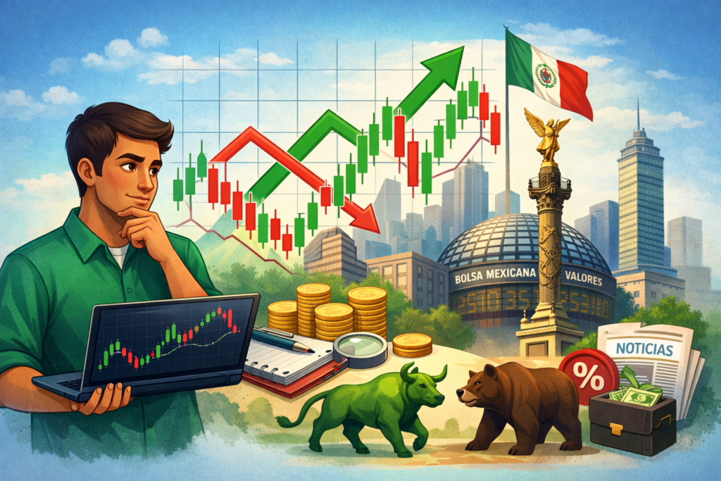 Cómo leer el mercado bursátil para inversores primerizos en México