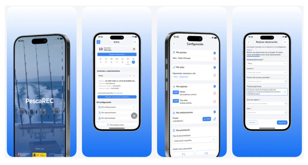 La UE lanza RecFishing, una app para registrar capturas de pesca recreativa