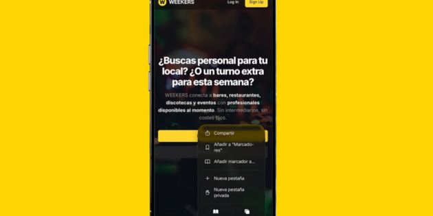 Weekers, una app para encontrar trabajo en hostelería y ocio nocturno