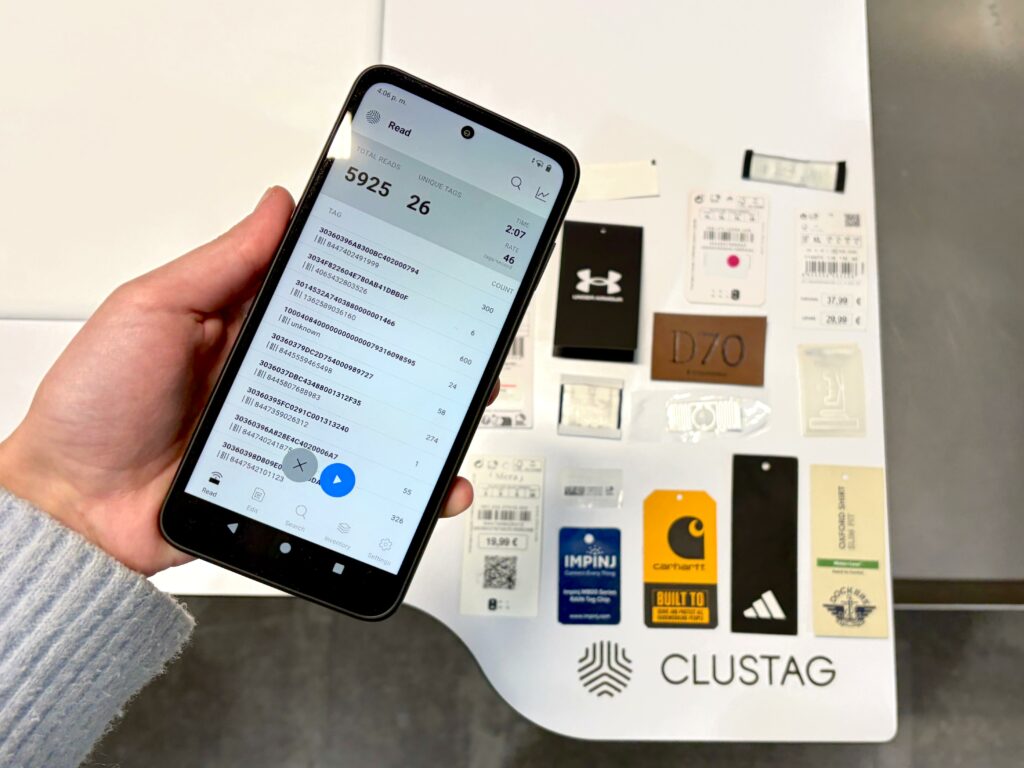 Clustag lanza ‘Tag Inspector’, una app para leer etiquetas RFID desde el móvil