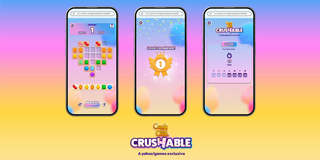 Candy Crush quiere endulzarte el día a día con Crushable