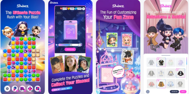 Match-3 y K-pop se dan la mano en SMiniz, el nuevo juego de Kakao Games