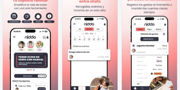 Niddo, una app que pone orden en la crianza compartida