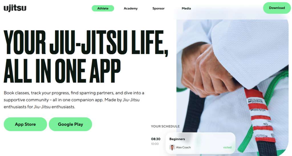 Ujitsu conecta a todos los practicantes del Jiu-Jitsu en una única app