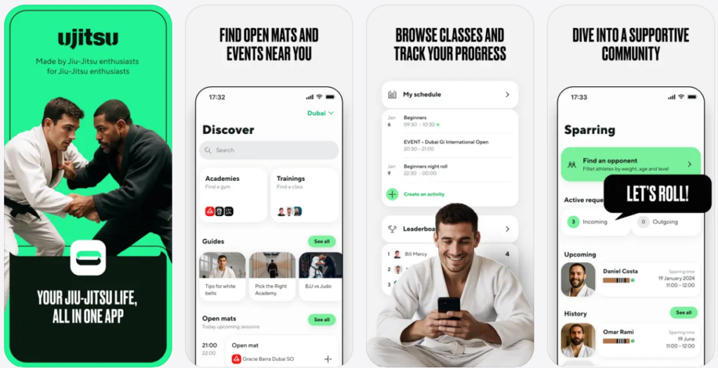 Ujitsu conecta a todos los practicantes del Jiu-Jitsu en una única app