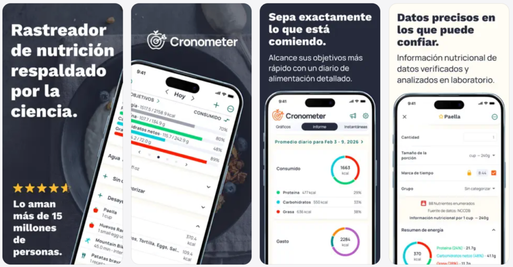 Las mejores apps para contar calorías en 2026: controla tu dieta sin obsesionarte