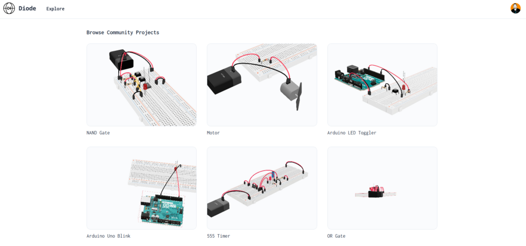 Diode, una webapp para diseñar y simular hardware sin que se te crucen los cables