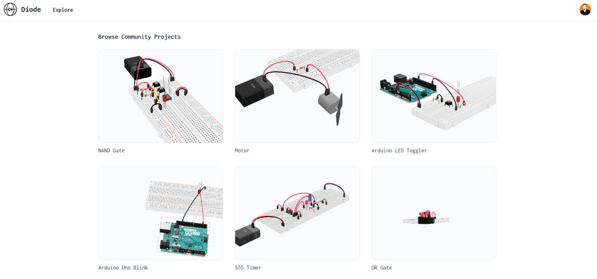 Diode, una webapp para diseñar y simular hardware sin que se te crucen ...