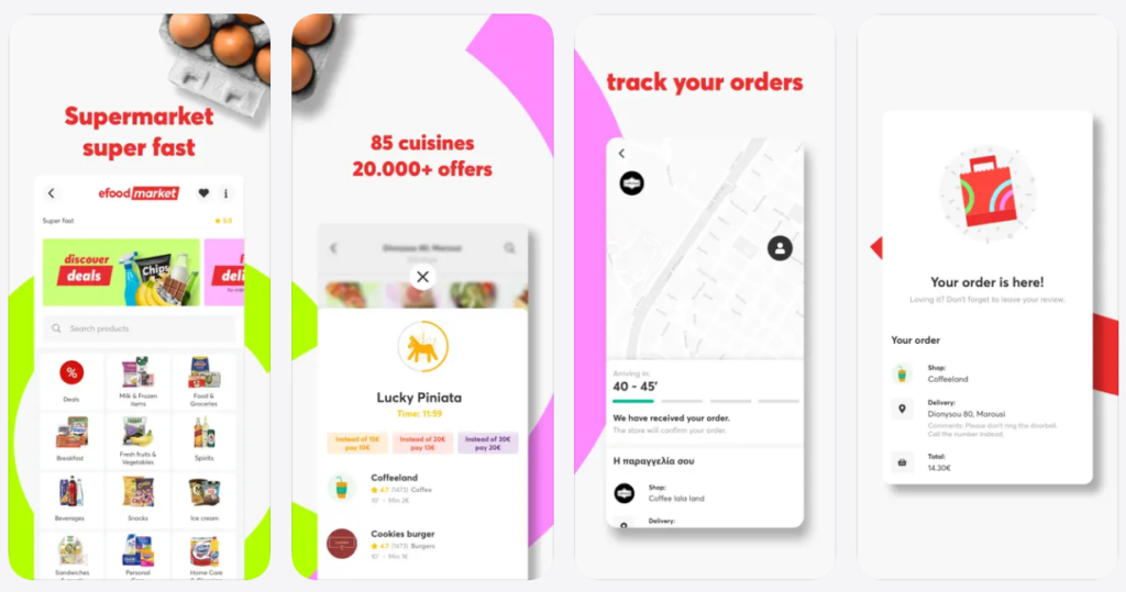 efood, el Glovo griego que no conocías