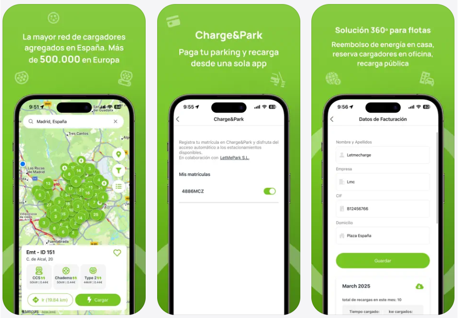 LetMeCharge: "Unificamos en una sola aplicación la experiencia de más de 70 apps de recarga pública"