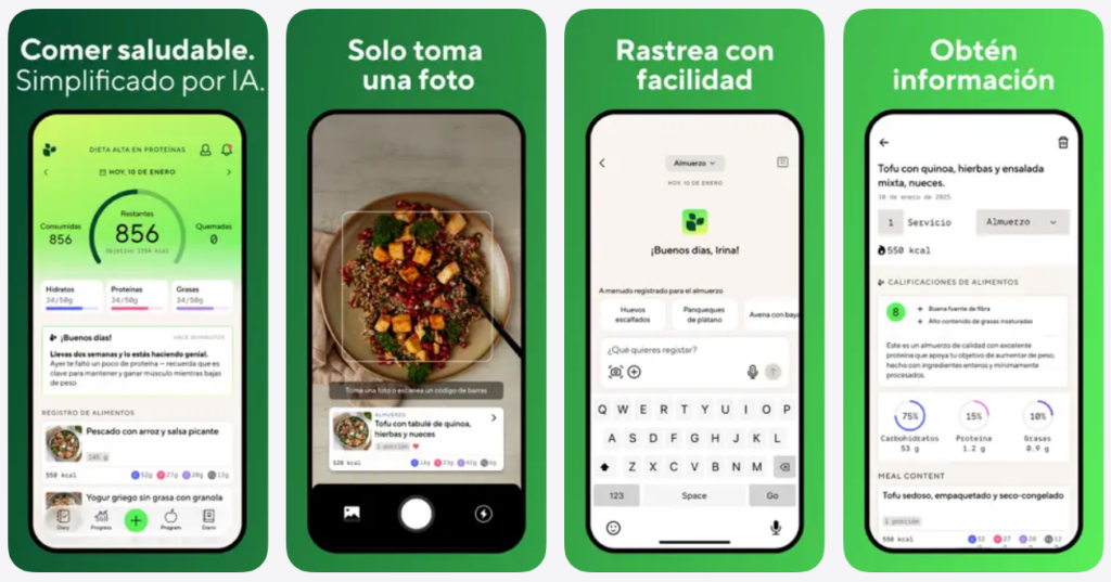 Las mejores apps para contar calorías en 2026: controla tu dieta sin obsesionarte
