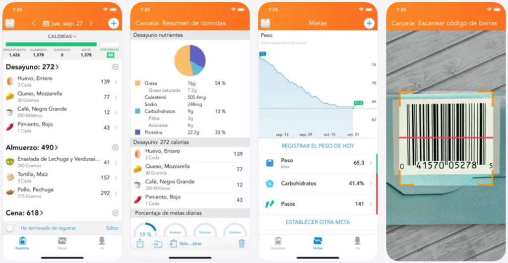 Las mejores apps para contar calorías en 2026: controla tu dieta sin obsesionarte