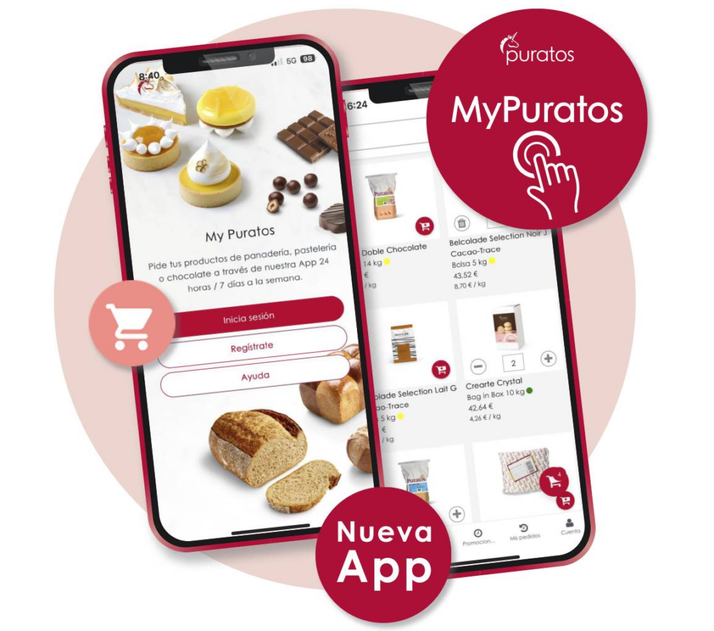 Puratos presenta su app de ecommerce para panaderos y pasteleros artesanos