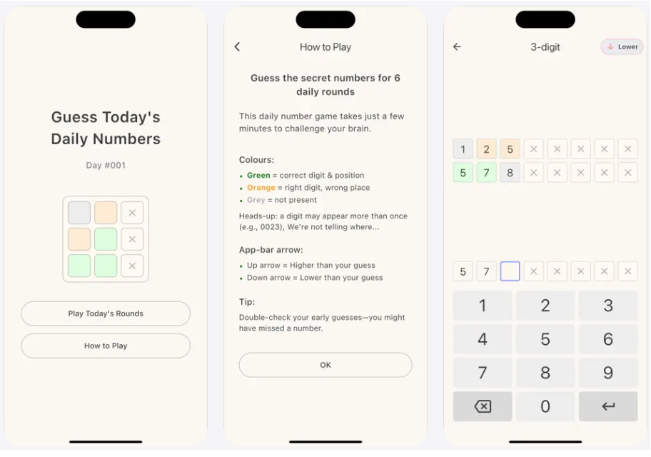 Numberess, un puzle diario de números inspirado en los juegos tipo Wordle