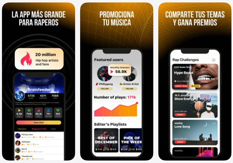 Rap Fame, la red social del rap que premia tanto escuchar como crear