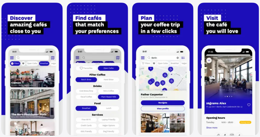 Encuentra los mejores cafés de especialidad en tu ciudad con la app de European Coffee Trip