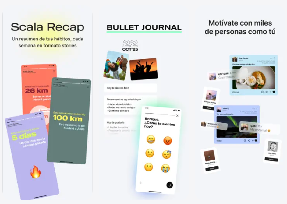 Scala, la app que te ayuda a seguir hábitos para que te conviertas en quien quieres ser