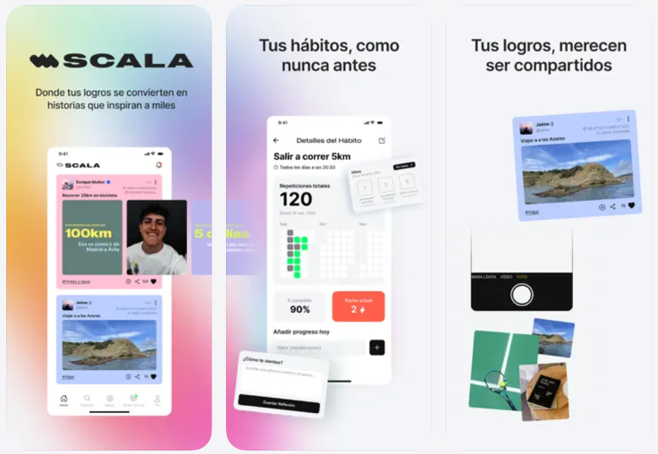 Scala, la app que te ayuda a seguir hábitos para que te conviertas en quien quieres ser