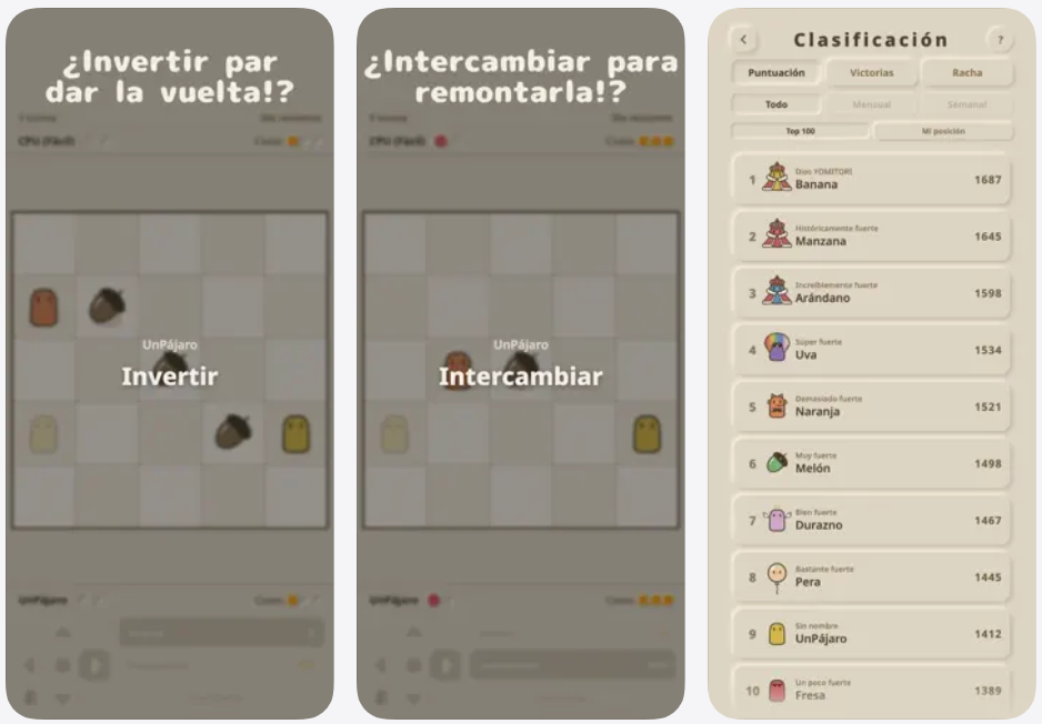 Yomitori, el ajedrez donde dos pájaros se leen la mente… y se roban las bellotas