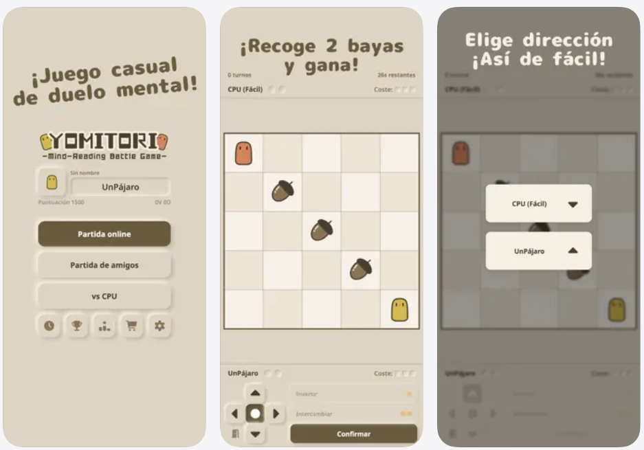 Yomitori, el ajedrez donde dos pájaros se leen la mente… y se roban las bellotas