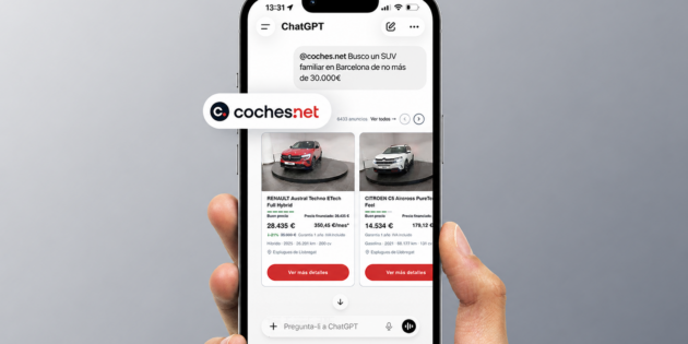 Coches.net lanza su aplicación para ChatGPT