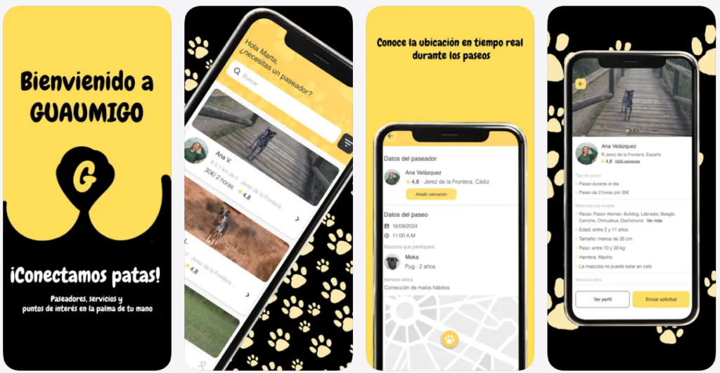 Guaumigo: “Tratamos bien al paseador y eso lo nota tu perro”