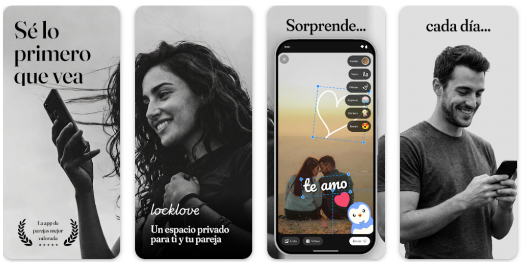 LockLove, la app que convierte la pantalla de bloqueo en un nidito de amor