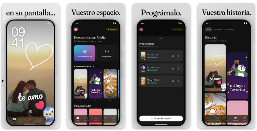 LockLove, la app que convierte la pantalla de bloqueo en un nidito de amor