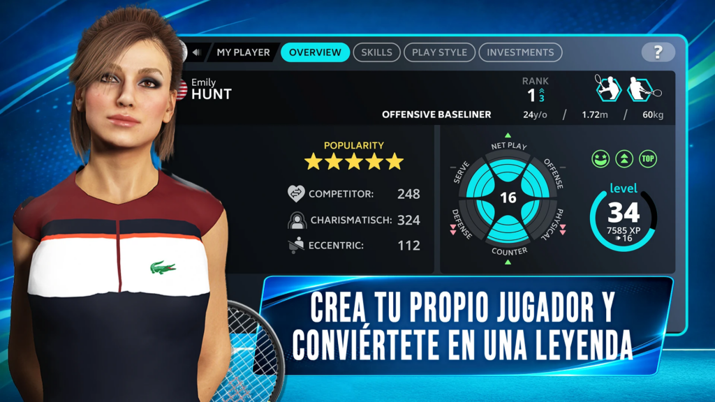 Tennis Manager 26 debuta en móviles y te deja construir tu propio Carlos Alcaraz desde la base
