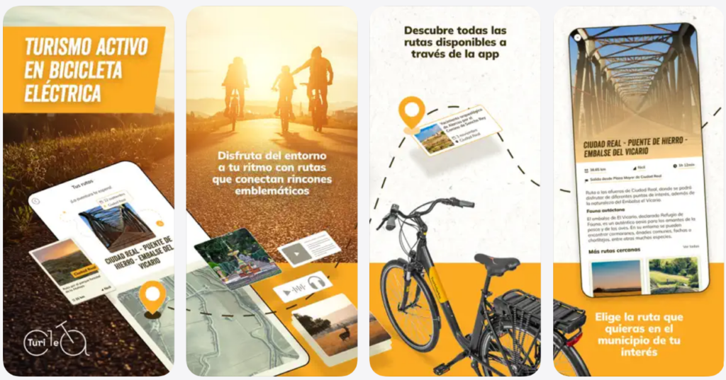 Turicleta, la app que permite recorrer la España rural en bicicletas eléctricas