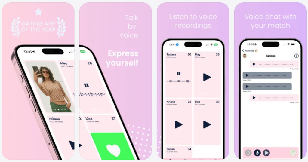 Vocalove, una app de citas donde los matches te entran por el oído