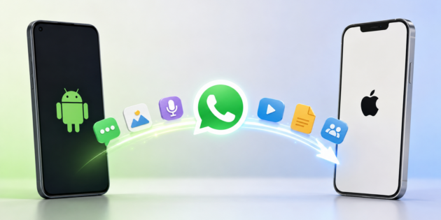 Cómo pasar WhatsApp de Android a iPhone sin perder datos