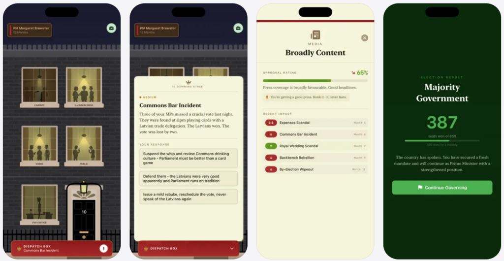 Este juego para iPhone te convierte en el primer ministro británico