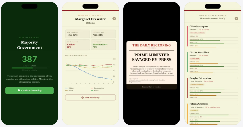 Este juego para iPhone te convierte en el primer ministro británico