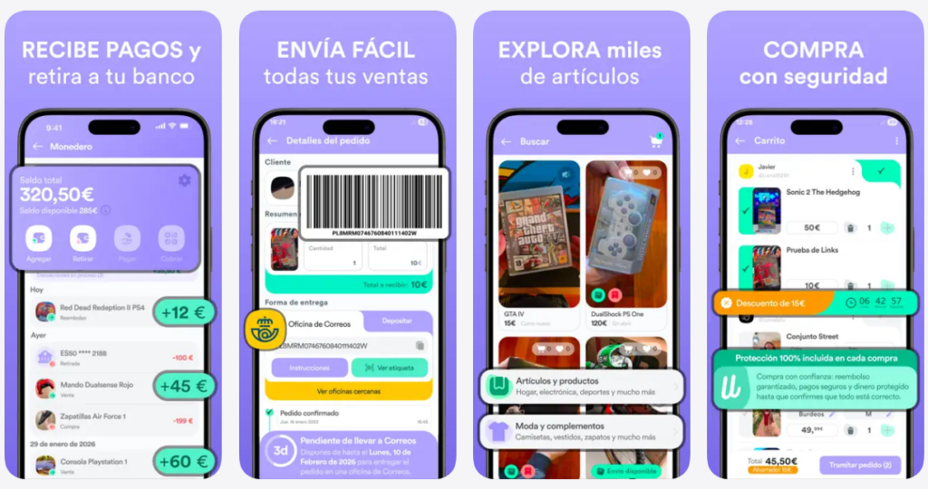 Uopp, un Wallapop con vídeo para comprar y vender productos de segunda mano