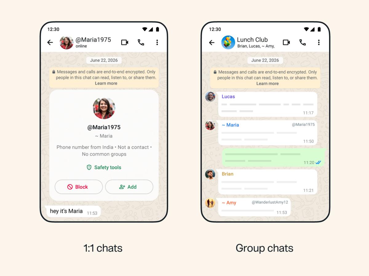 WhatsApp estrena los nombres de usuario: qué son, cómo activarlos y por qué mejoran tu privacidad