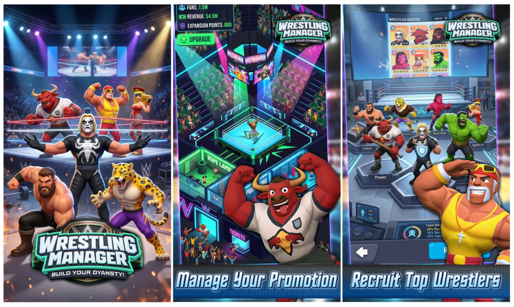 Wrestling Manager, el juego de lucha libre que te permite cambiar el ring por los despachos