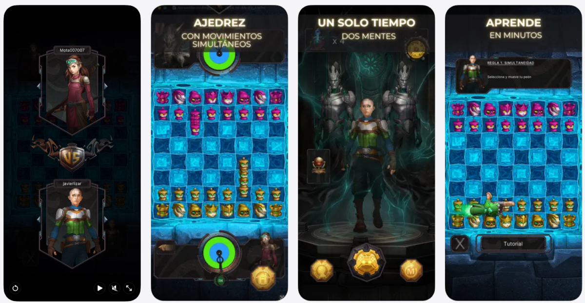 XYMYX, el juego de ajedrez donde blancas y negras mueven a la vez