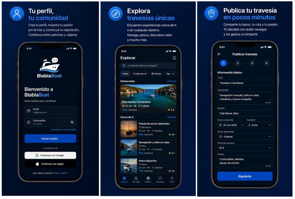BlaBlaBoat quiere convertir cualquier barco en una experiencia compartida