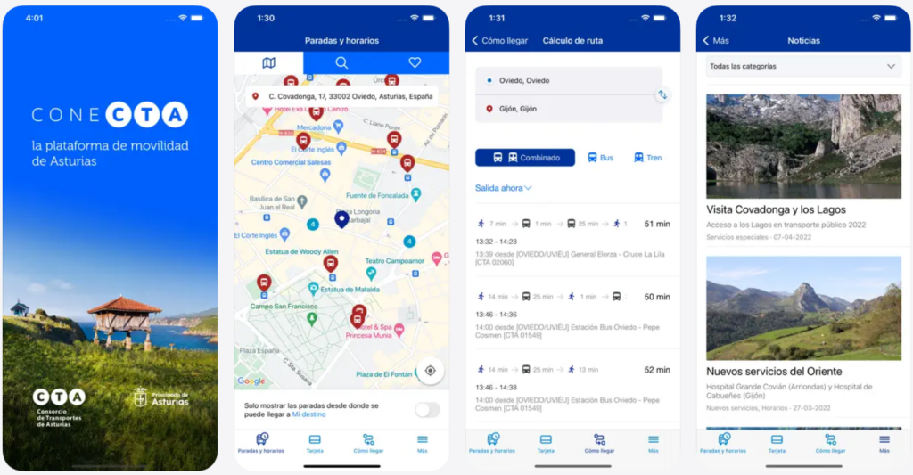 La app CONECTA amplía la reserva de taxis a 12 concejos asturianos y ya integra más de 800 vehículos