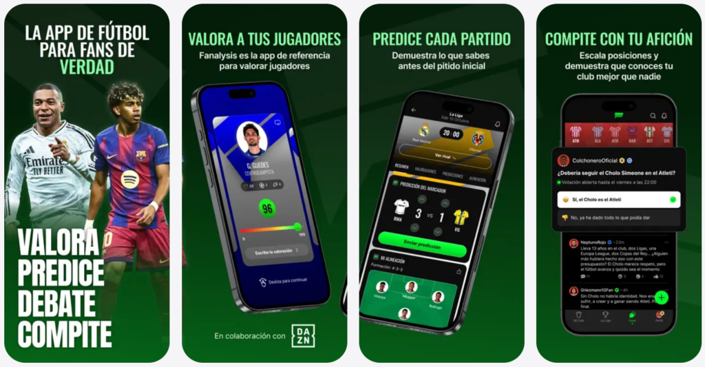 Fanalysis, la app que da voz y voto a los futboleros