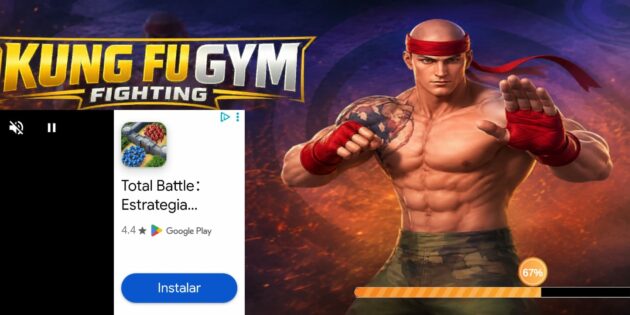 Kung Fu Gym Fighting, el juego donde te tienes que pegar… con los anuncios