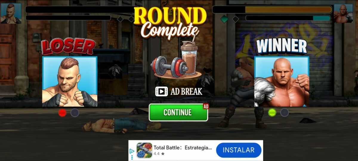 Kung Fu Gym Fighting, el juego donde te tienes que pegar... con los anuncios