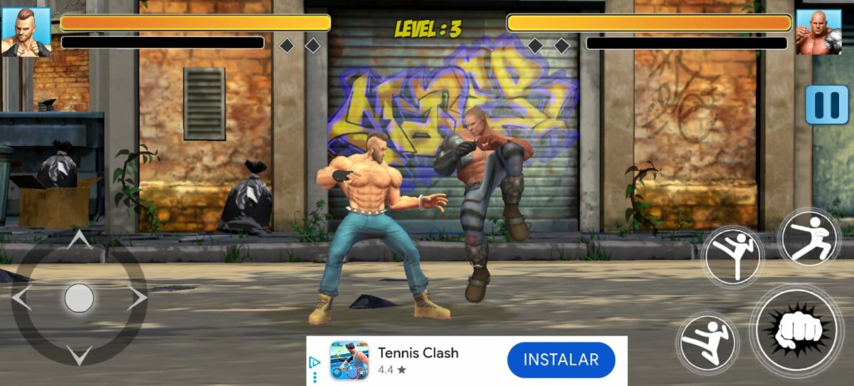 Kung Fu Gym Fighting, el juego donde te tienes que pegar... con los anuncios