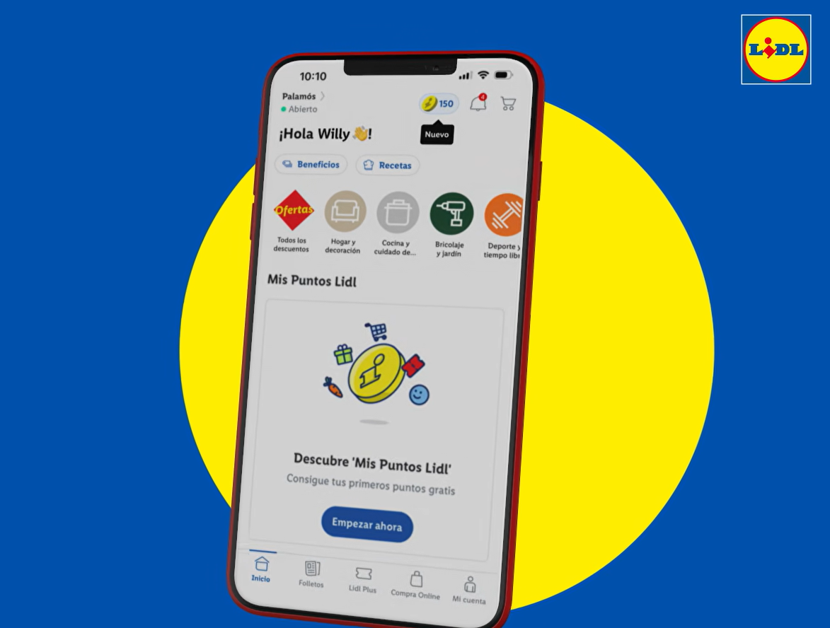 Lidl Plus estrena un sistema de puntos para recompensar a los clientes por sus compras