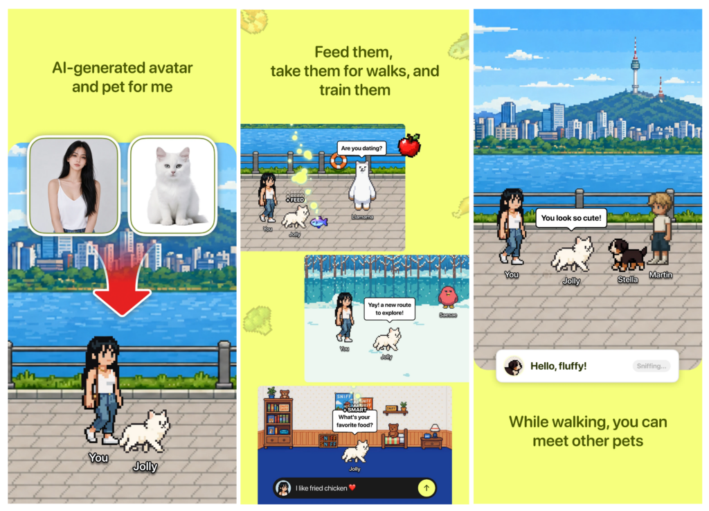 SniffSniff, la app que convierte a tu mascota virtual en tu agente para hacer amigos